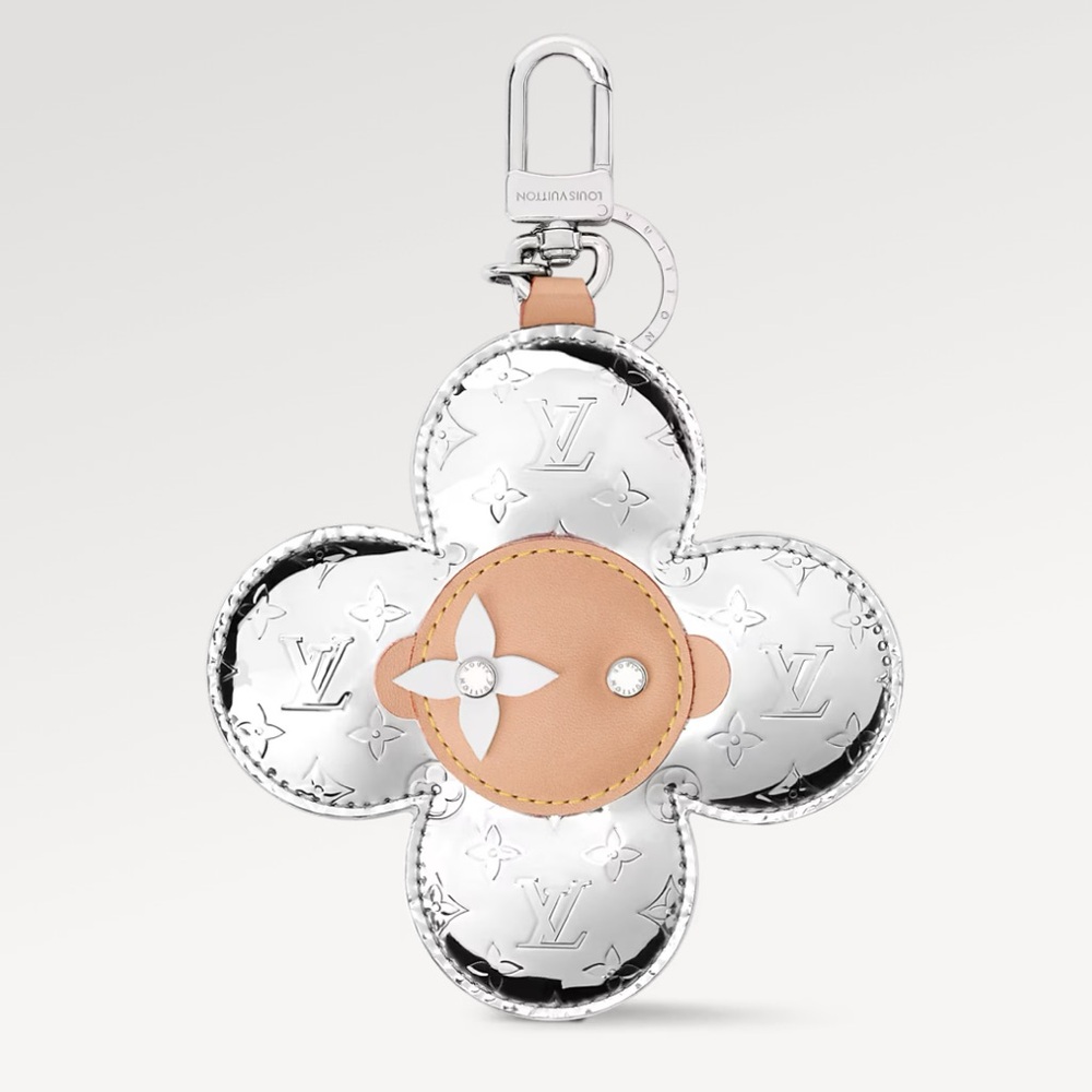 Louis Vuitton Ski Collection Vivienne Head Mirror Bag Charm Key Holder NEW